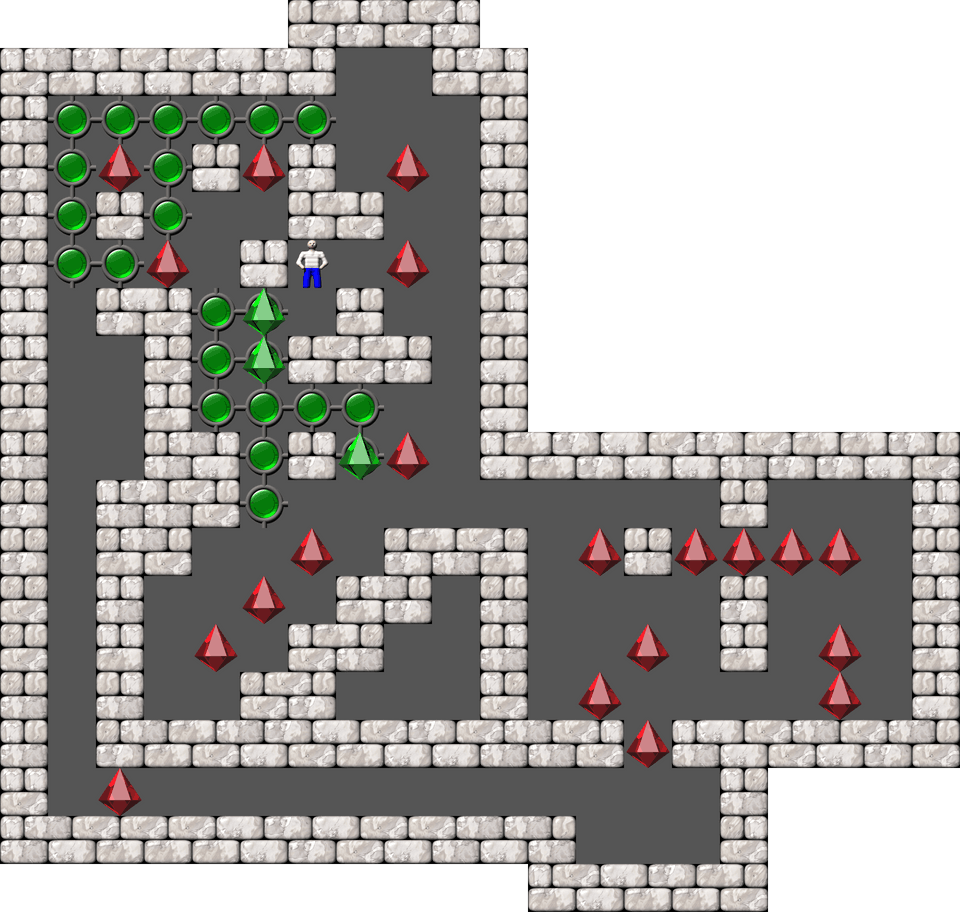 Sokoban Mass Remodel level 1025